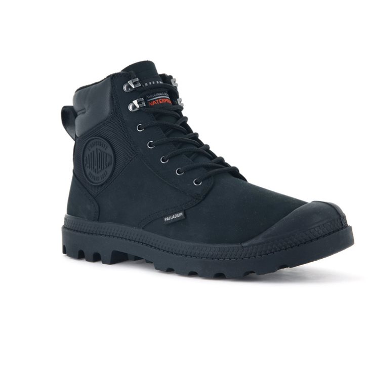 Pánské Boty Palladium Pampa Shield WP+ LUX Černé | CZ FWS-64V